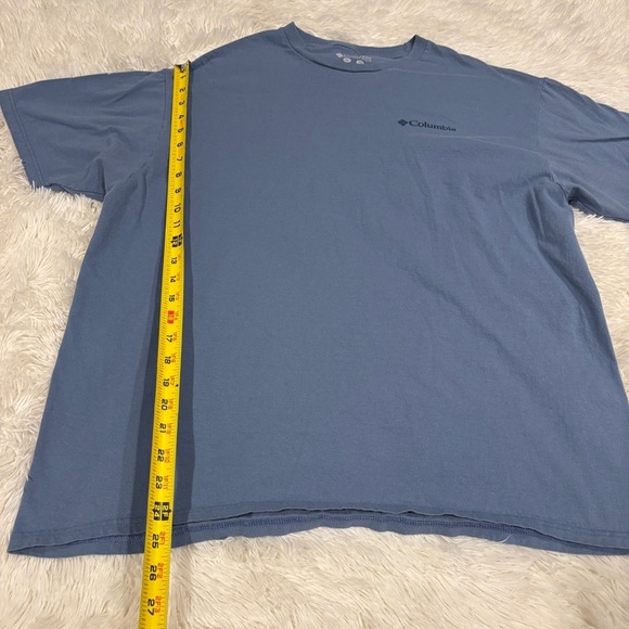 Columbia Men's Heaven Explore Outdoors Graphic T-Shirt Blue Short Sleeve XL - Picture 3 of 12